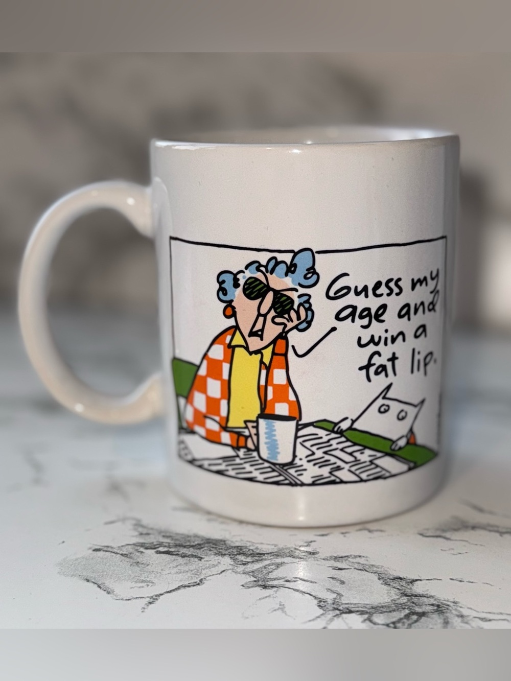 Vintage Hallmark Cards Shoebox Greetings Maxine Coffee Mug Cup